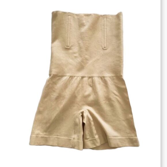 HERRINGBONE SQUARE HIGH WAIST  PANTS TUMMY BUTT HIP-UP CORRECTION shapewear xs - Picture 1 of 8